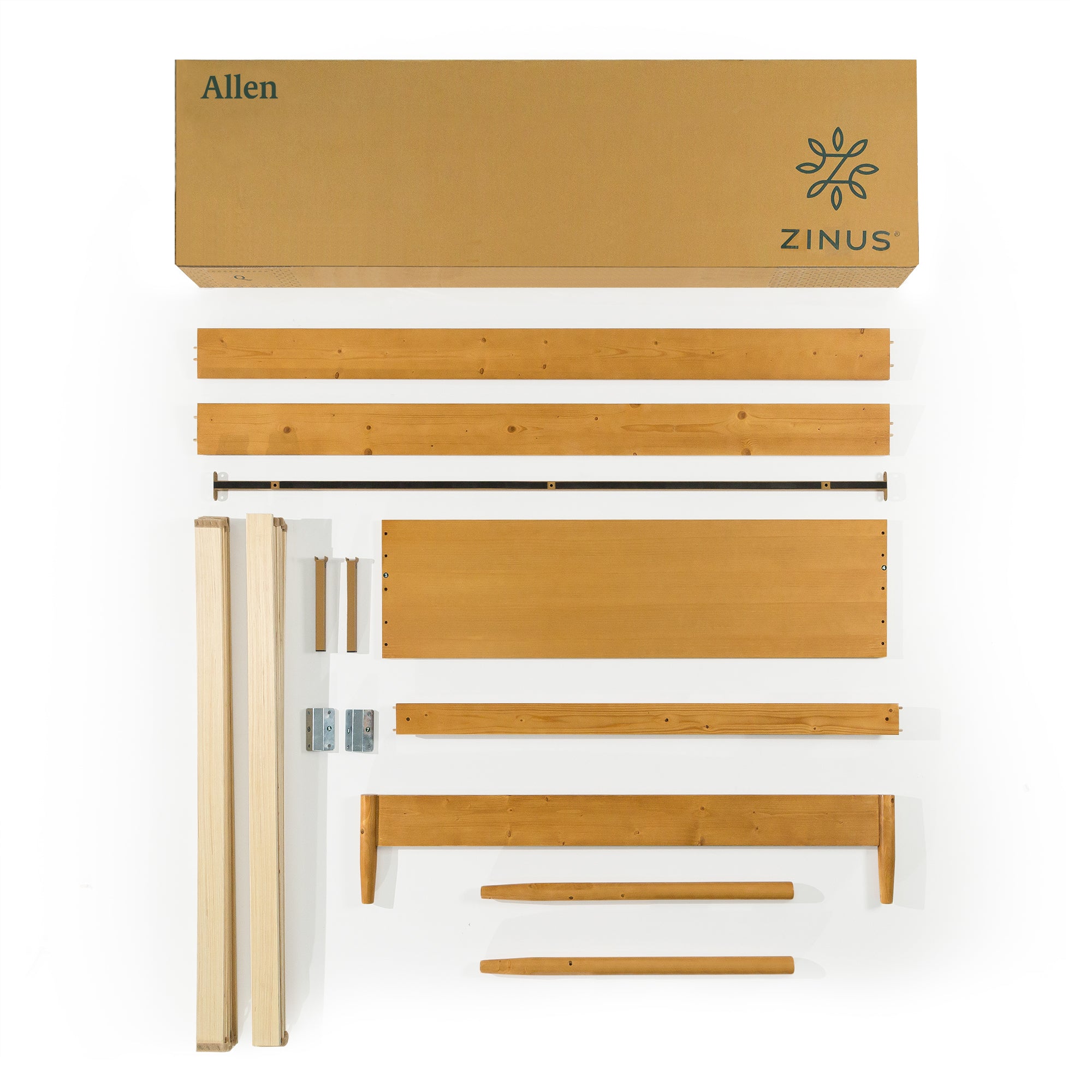 Allen Wood Platform Bed Frame