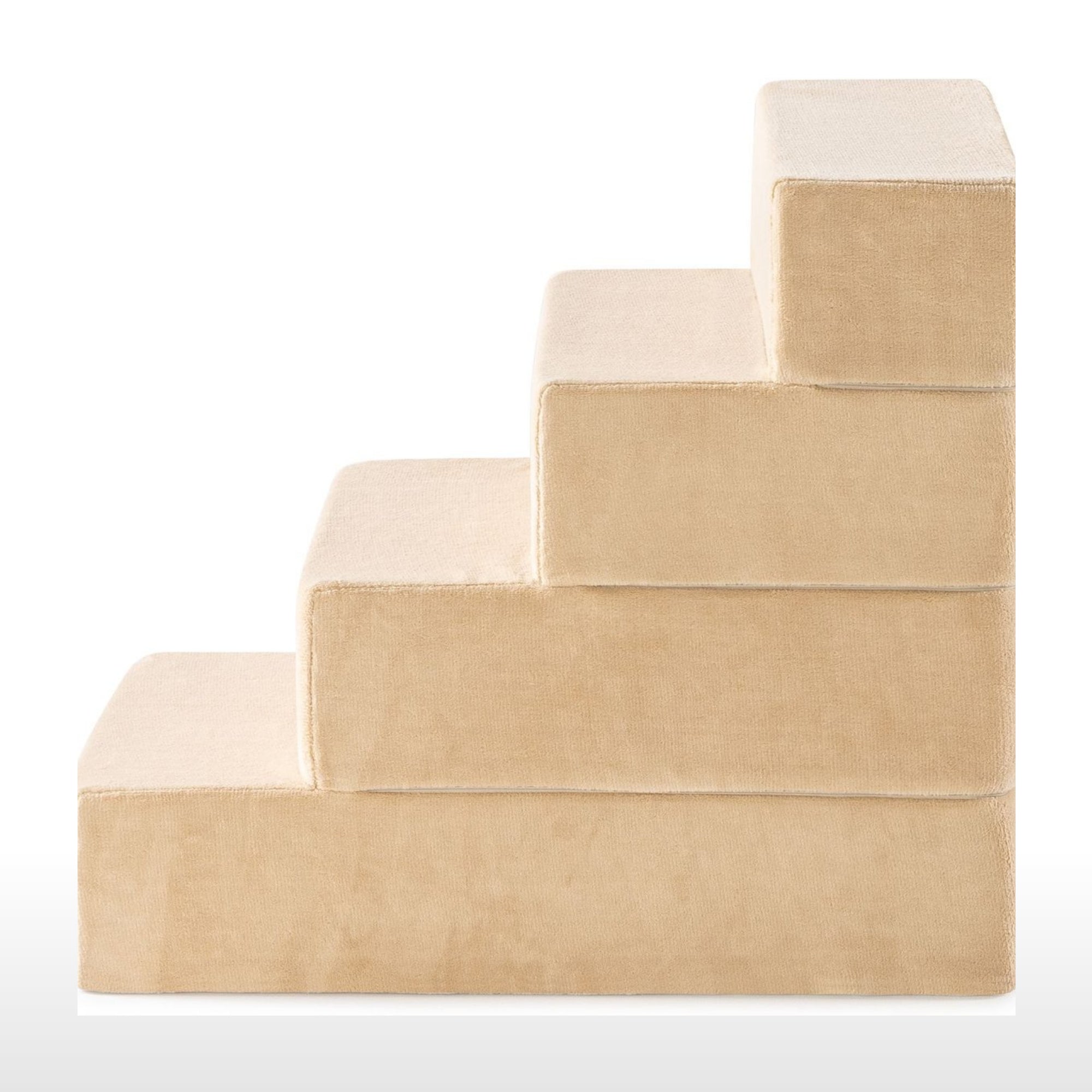 Foam 13”-24” Comfort Pet Stairs, Cream