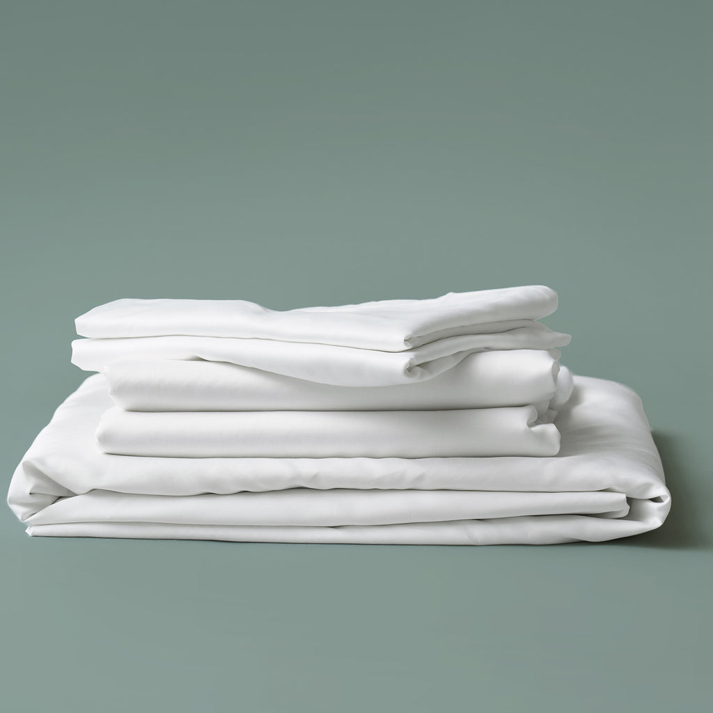 Luxurious bamboo sheets for a cool, cozy sleep; eco-friendly, moisture-wicking, and temperature-regulating for ultimate comfort. 