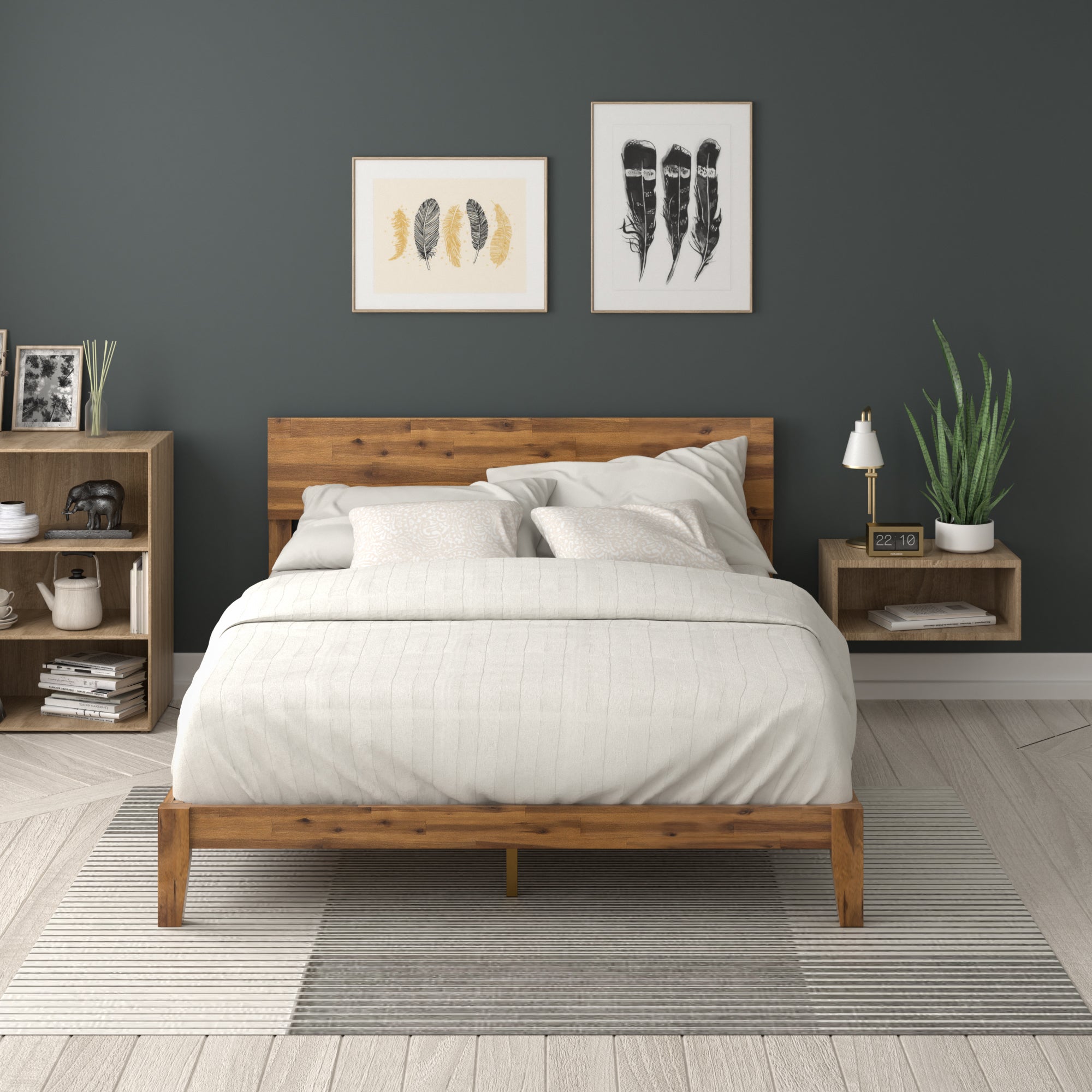 Sloane Wood Platform Bed Frame