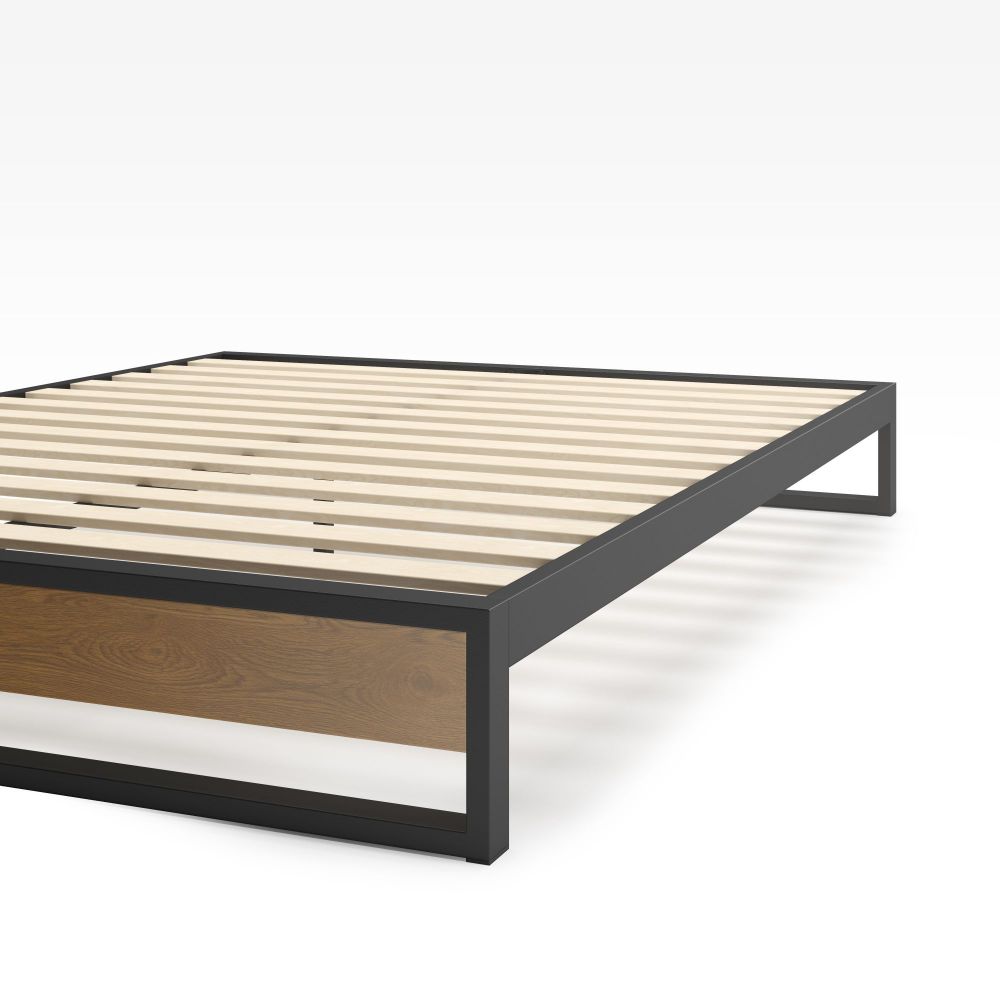 10 inch Suzanne metal and wood Platform Bed frame Detail Frame