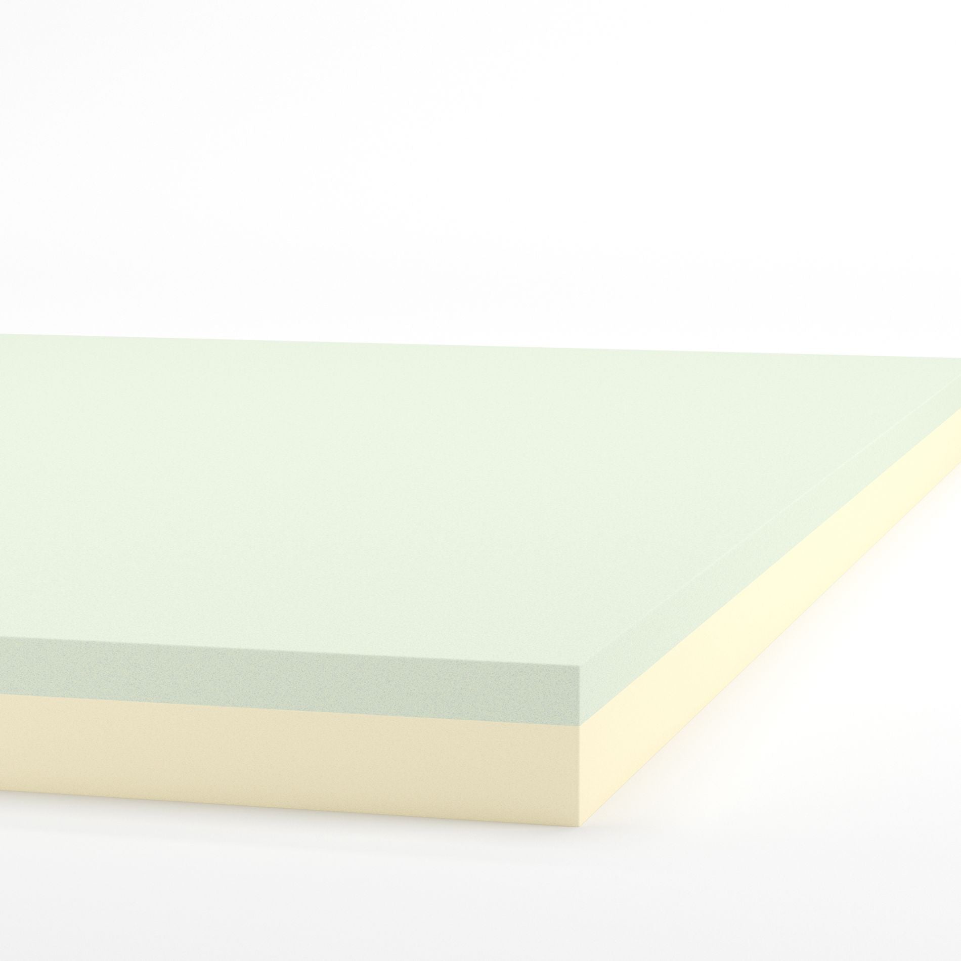 Pressure Relief Green Tea Memory Foam Mattress Topper 4Inch