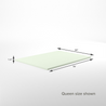 Pressure Relief Green Tea Memory Foam Mattress Topper 1