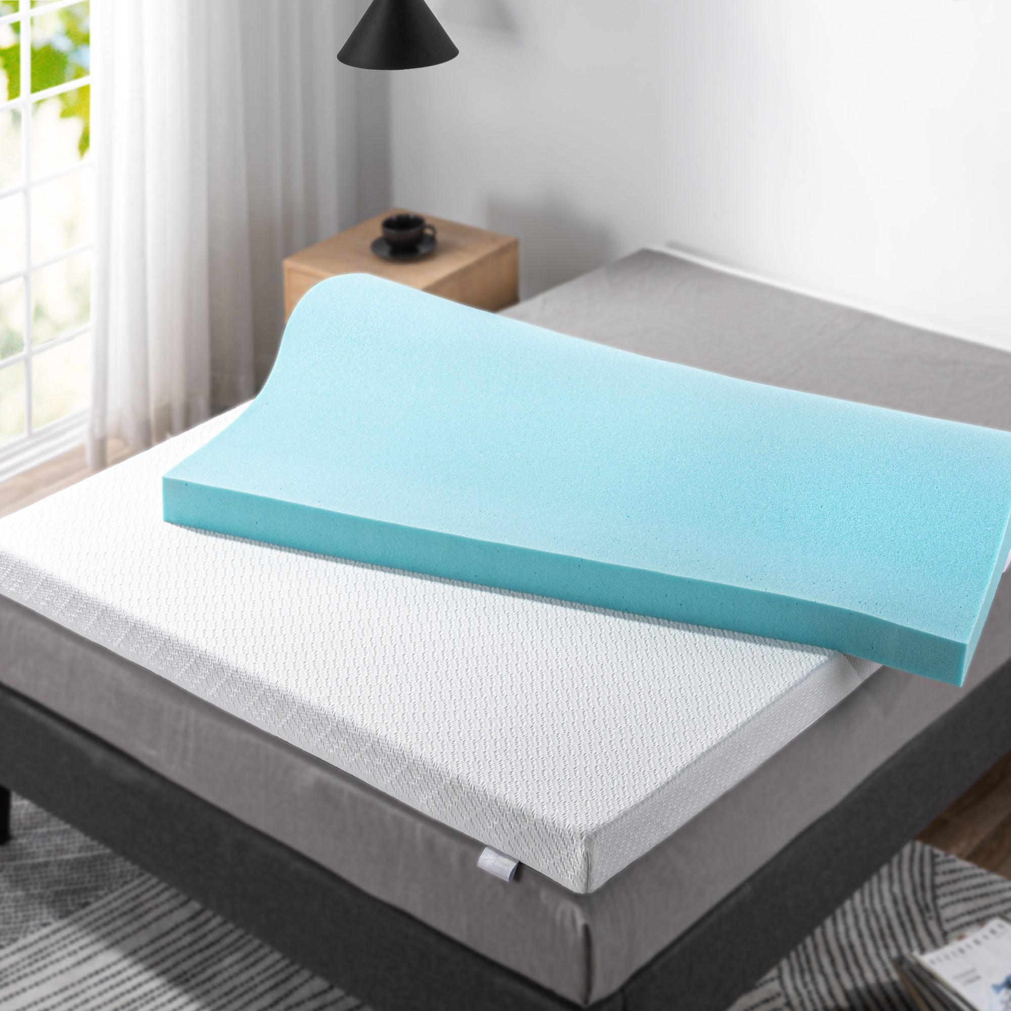 Ultra Cool Gel Memory Foam Mattress Topper