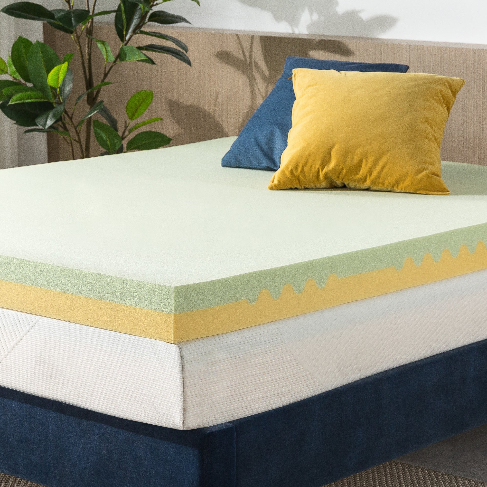 Green Tea TorsoTec® Memory Foam Mattress Topper