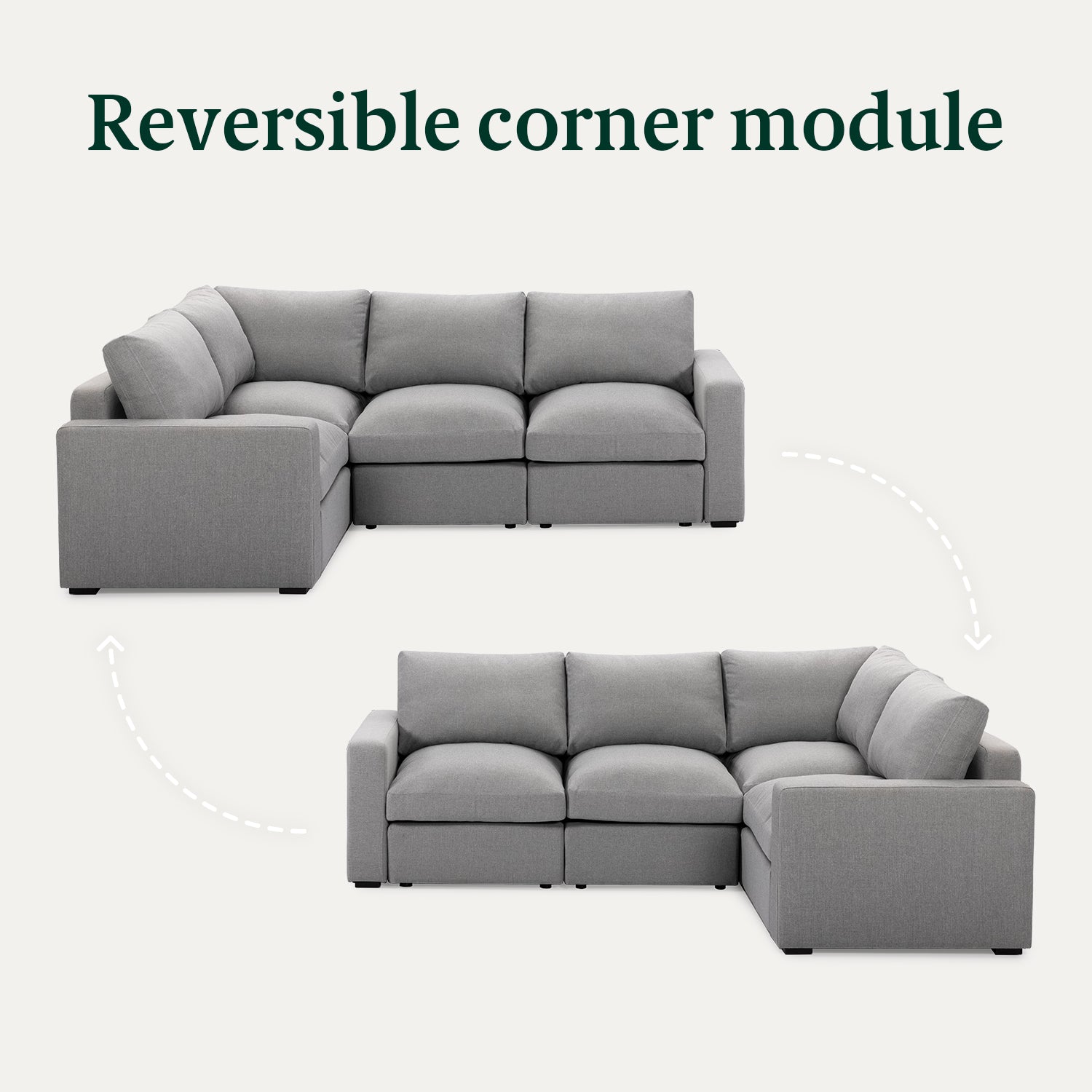 Jamison Reversible Corner Sectional Sofa